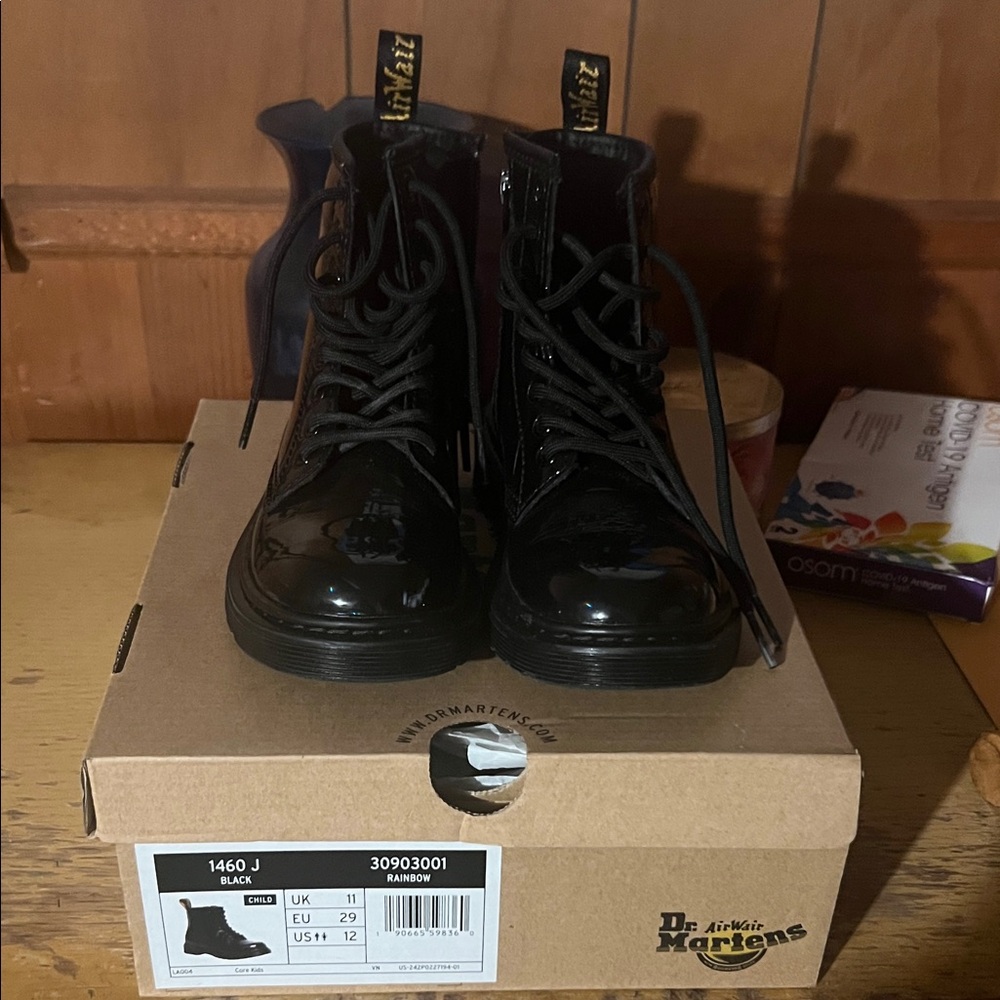 Dr. Martens Shiny Black Boots